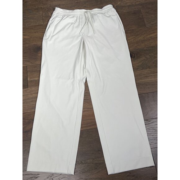 LULULEMON Swift Straight-Leg Mid-Rise Pant Light Ivory Sz L  #W5FZRS NWOT - Picture 1 of 5